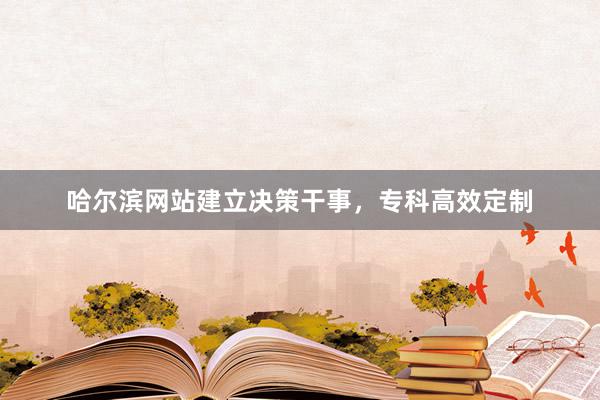 哈尔滨网站建立决策干事，专科高效定制